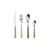 Set de couverts Marstal métal gris / 8 pièces (2 personnes) - BROSTE COPENHAGEN