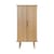 Stilt Wardrobe natural wood / Dressing room - W 90 x H 186 cm / With rod - Ferm Living