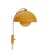 Applique con presa Flowerpot VP8 metallo giallo / By Verner Panton, 1968 - &tradition