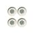 Set de 4 assiettes creuses Bazaar / Ø 21 cm - Serax