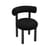 Chaise rembourrée Fat Dining noir / Tissu Hallingdal - Tom Dixon