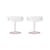Twirl Champagne cup glass pink / Set of 2 - & klevering