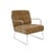 Fauteuil rembourré Aurore tissu marron - NV GALLERY