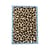 Blue Leopard Rug textile brown / 210 x 140 cm - Hand-tufted wool - COLORTHERAPIS