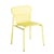Stapelbarer Stuhl Week-end metall gelb / Aluminium - Petite Friture