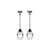 Set de 2 cuillères pour œuf à la coque Dressed - Alessi