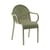 Fauteuil empilable Groove métal vert - Tom Dixon