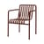Fauteuil empilable Palissade Dining Large métal rouge / Bouroullec, 2016 - Hay
