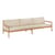 Canapé de jardin 3 places Jack Outdoor   / L 265 cm - Teck - Ethnicraft
