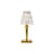 Lampada da esterno ricaricabile senza fili Battery LED materiale plastico oro / Ø 12 x H 30 cm - Riciclato - Kartell