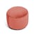 Pouf Point Velvet tissu rose marron / Velours recyclé - Ø 50 cm - Fatboy