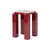 Tabouret Atlas bois rouge / Carré - NEW WORKS