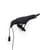 Bird Looking Wall light with plug plastic material black / Wall - Perched raven - Seletti