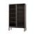 Credenza con piattaia Trace Double SC88 legno marrone / L 120 x H 192 cm - &tradition