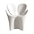 Fauteuil Clover plastique blanc / Ron Arad, 2007 - Driade