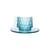 Kaffeetasse Jellies Family plastikmaterial blau / Set aus Tasse und Untertasse - Kartell