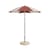 Terrazza - Octagon Parasol textile red / Ø 200 cm - Hay