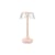 Lampada senza fili ricaricabile Bon Jour Unplugged materiale plastico rosa / LED - Dimmer sensibile - Flos