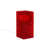 Lampe de table Lop Small Rectangle plastique rouge / Lauréat Archiproducts Design Award - BANG