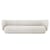 Divano destro Rico tessuto bianco / 4 posti - L 260 - Tessuto poliestere - Ferm Living