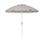 Sonnenschirm The Club Monaco textil schwarz / Ø 200 cm - BUSINESS & PLEASURE