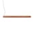 Suspension Seki-Han bois naturel / Réédition 1963 - L 169 cm - Flos