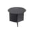 Table d'appoint Slit Metal basse métal noir / Ø 45 x H 35 cm - Hay