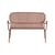 Banquette Week-end / Aluminium - L 114 cm - Petite Friture