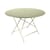Bistro Foldable table metal green Ø 117 cm - 6/8 people - Umbrella Hole - Fermob