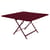 Caractère Foldable table metal red / 128 x 128 cm - Fermob
