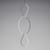 Arrangements 4 LED Pendant metal white black / 3 elements - H 240 x L 100 cm - Flos