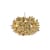Bloom Bouquet Pendant plastic material gold / Small Ø 28 cm - Matallic - Kartell