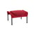 Repose-pieds O2 tissu rouge - Hay