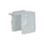 Table d'appoint Opalia verre transparent / 52 x 32 x H 40 cm - Glas Italia