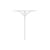 A.I. Wall console table plastic material white / W 75 x D 24 cm - Designed by artificial intelligence / Recycled - Kartell