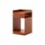 Cassettiera con rotelle Rotate SC73 metallo arancione marrone / 35 x 35 x H 59 cm - Acciaio - &tradition