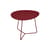 Couchtisch Cocotte metall rot / L 55 cm x H 43,5 cm - abnehmbare Tischplatte - Fermob