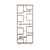 Claustra Partition natural wood / W 90 x H 240 cm - RED Edition