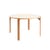 Rey Round table beige natural wood / By Bruno Rey x Dietiker, 1971 - Ø 128.5 cm - Hay