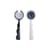 Como Salad servers plastic material black / Marbled effect - Jonathan Adler