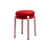 Tabouret rembourré Macaron tissu rouge - & klevering