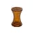 Tabouret Stone plastique orange marron - Kartell