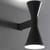 de Marseille by Le Corbusier Wall light metal grey / Reissued 1954 - Nemo