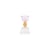 Bougeoir Perle Small verre multicolore / H 10 cm - & klevering