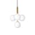 Miira 4 Pendant glass gold / Ø 38 cm - NUURA