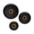 Applique d'esterno Oloha Trio metallo nero / Lampada senza fili - Set di 3 - Fatboy
