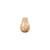 Vaso Ada Spot vetro beige / Ø 15,5 x H 22,5 cm - Soffiato a bocca - BROSTE COPENHAGEN