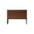 Buffet Space Small bois marron / L 108 x P 37,5 x H 80 cm - HK LIVING