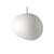 Outdoor-Hängelampe Gregg Grande plastikmaterial weiß / L 46 cm - Foscarini
