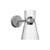 Nocturne - Cone Wall light glass silver / LED - Adjustable - Flos